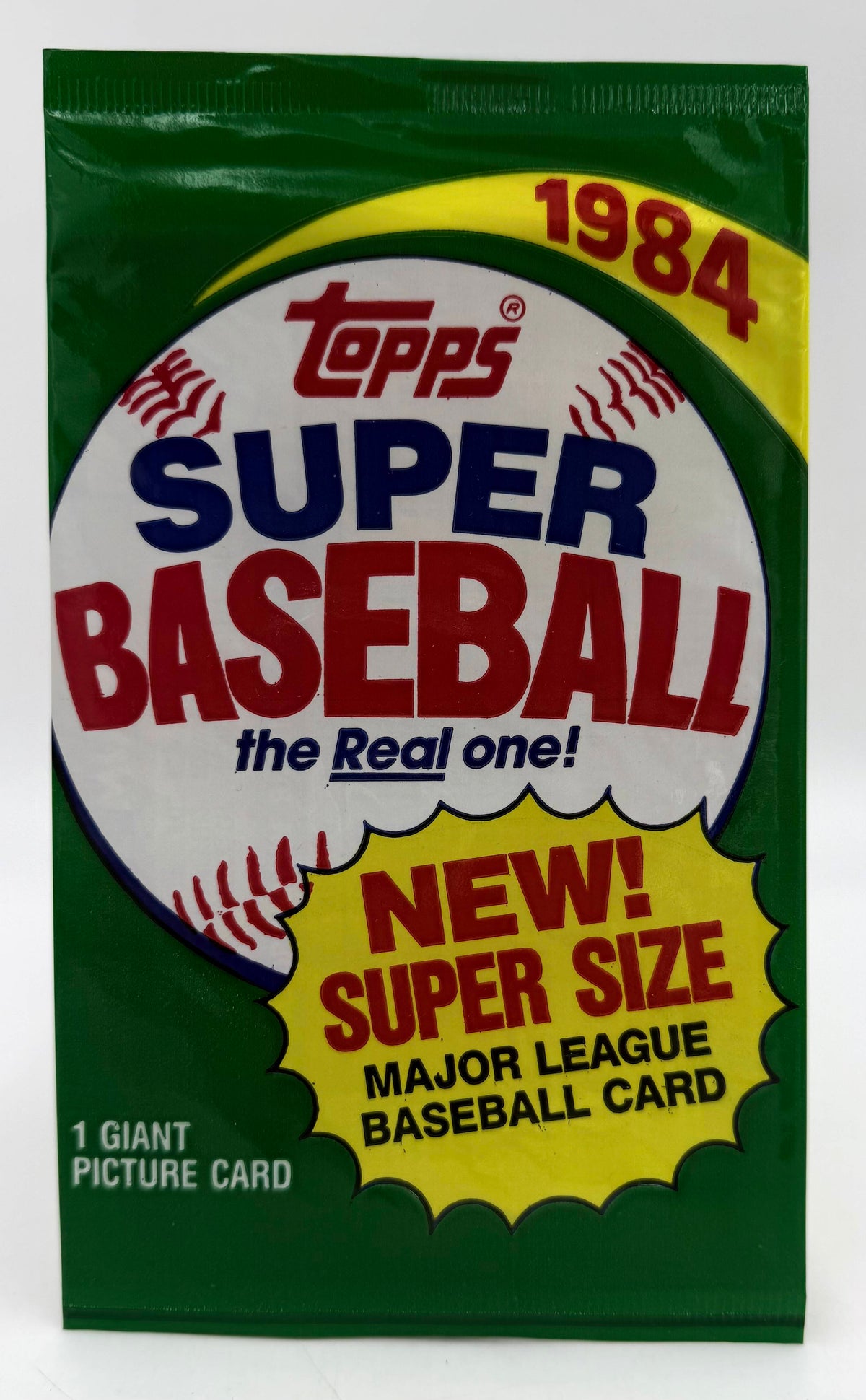 1984 Topps Super Baseball Giant Picture Cards Sealed Wax Pack (Lot of 4)