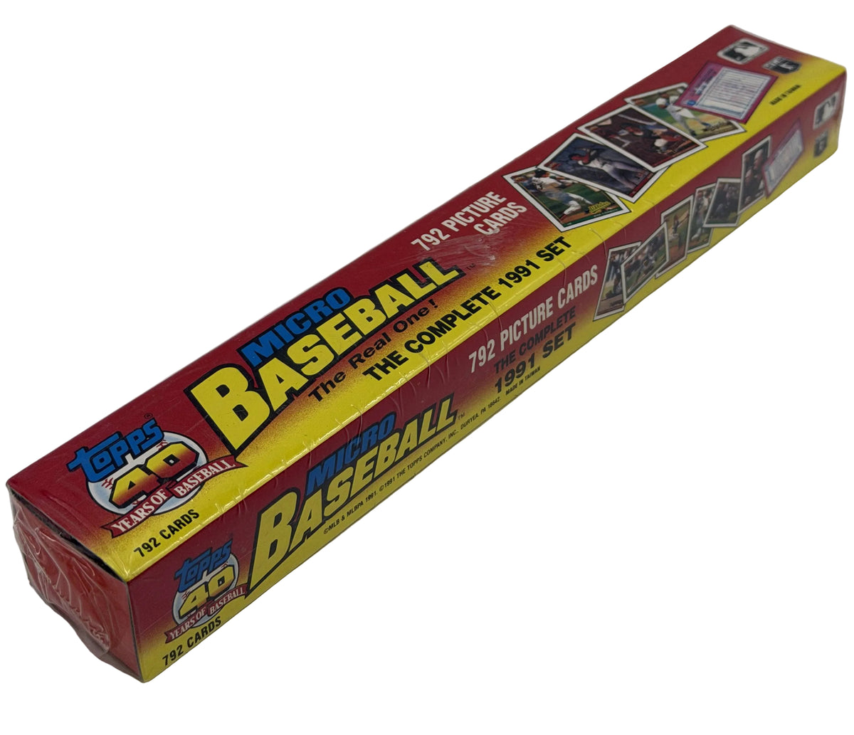 1991 Topps Micro Baseball Complete Factory Set (792 Miniature Cards) Sealed Chipper Jones Rookie