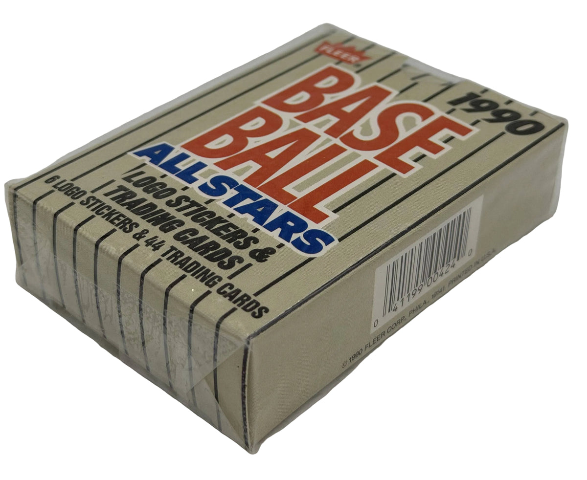 1990 Fleer Baseball All-Stars Complete Set (44 Cards and 6 Logo Stickers) Sealed