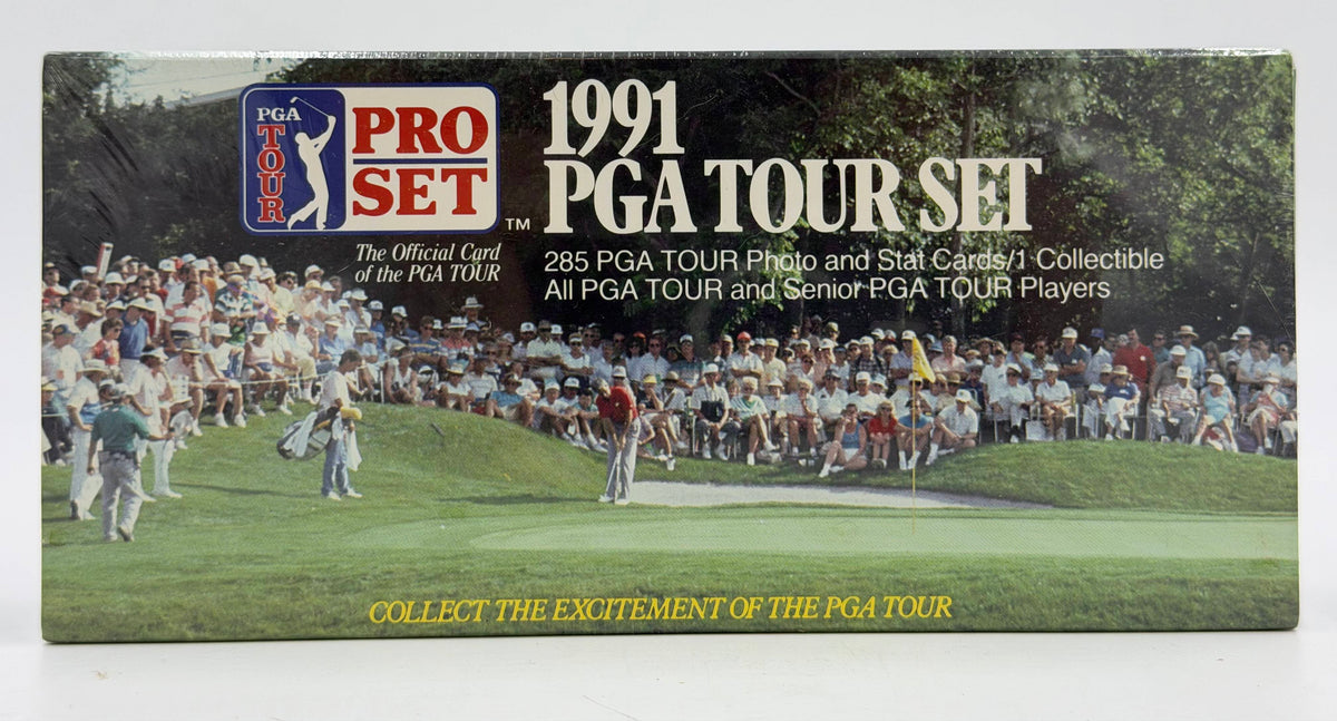 1991 Pro Set PGA Tour Golf Complete Factory Set (Sealed 285 Cards) John Daly Rookie
