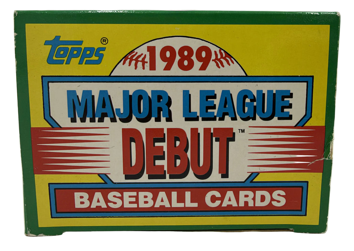 1989 Topps MLB Baseball Major League Debut Factory Set (152 Cards) Ken Griffey Jr Rookie