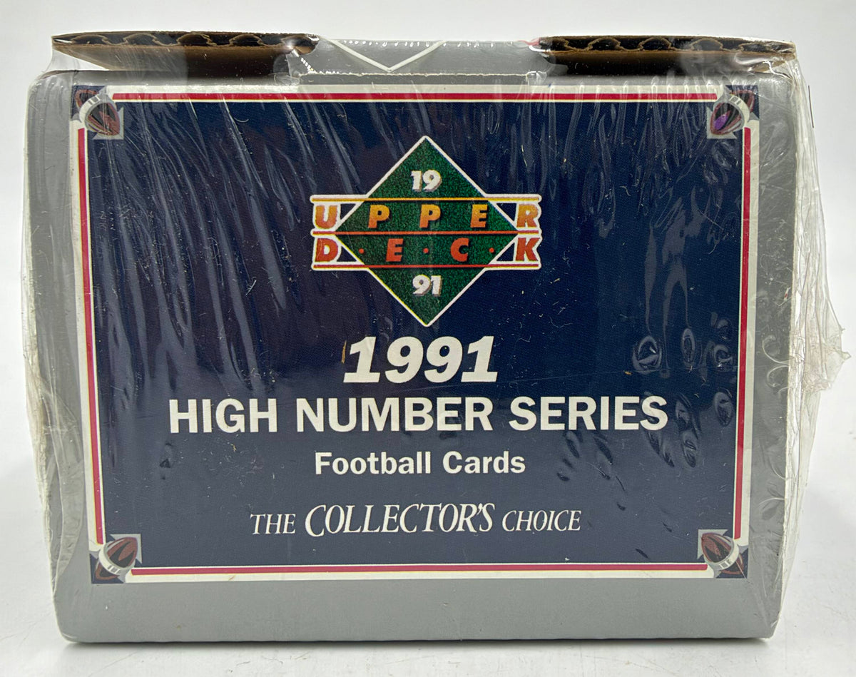1991 Upper Deck NFL Football Premiere Edition High Number Series Complete Factory Set (200 Cards) - Brett Favre Rookie - Sealed