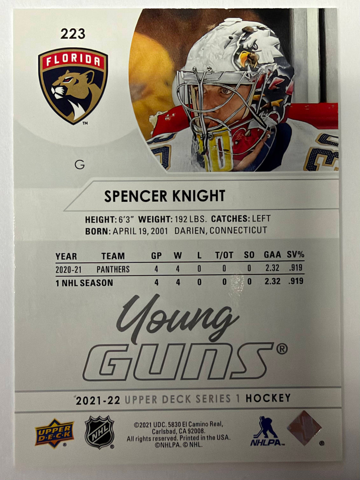 2021/22 Upper Deck Series 1 Hockey Card Base Set & Young Guns (250 Cards) NMT / MT