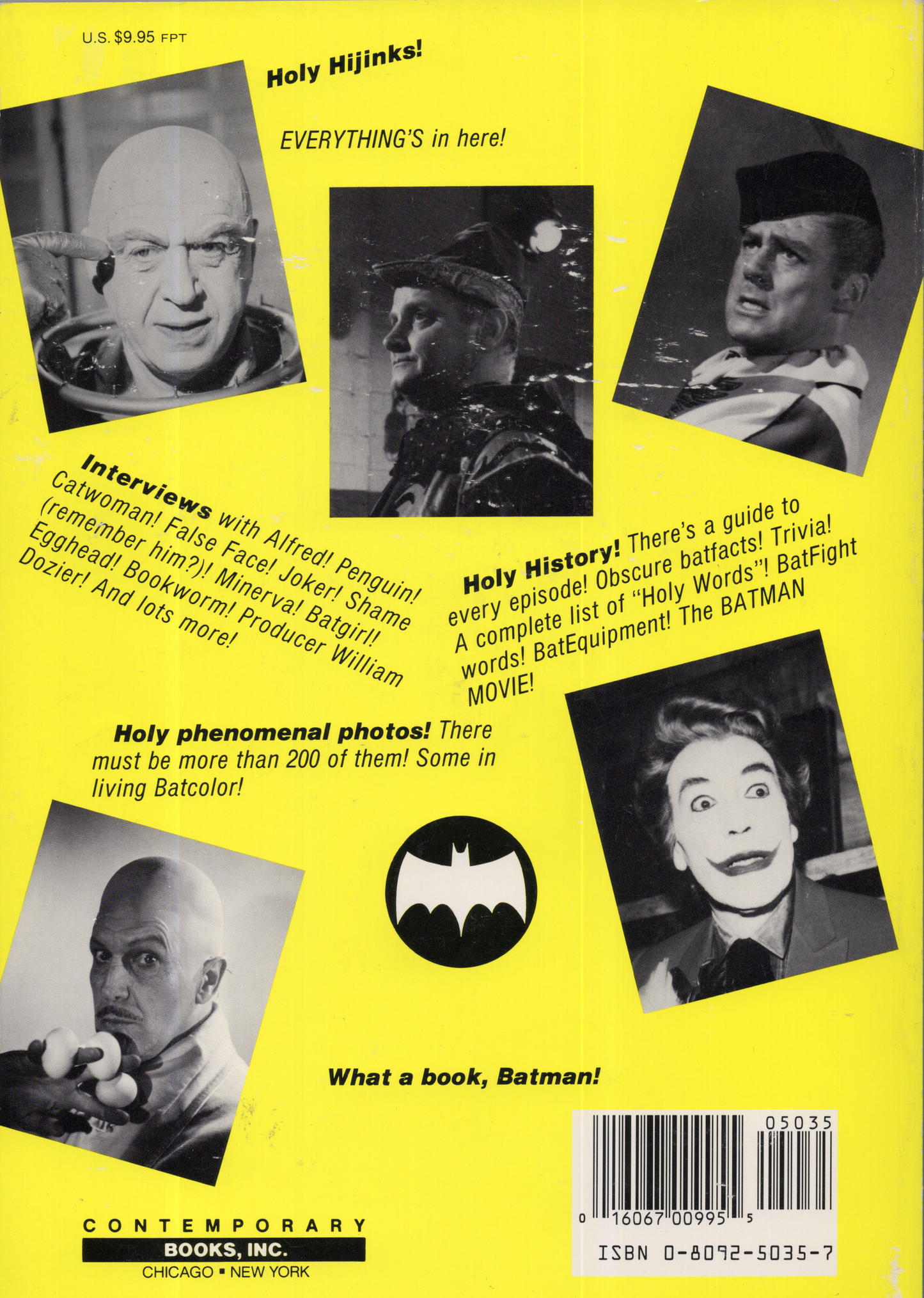 1986 Contemporary Books Inc. The Official Batman Batbook