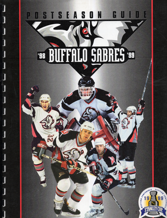 Vintage 1998-99 Buffalo Sabres Official Postseason Guide – Stanley Cup Finals Era