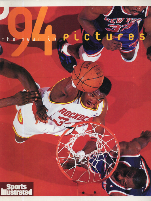 Vintage Sports Illustrated "94 The Year in Pictures" – Hakeem Olajuwon Houston Rockets Cover