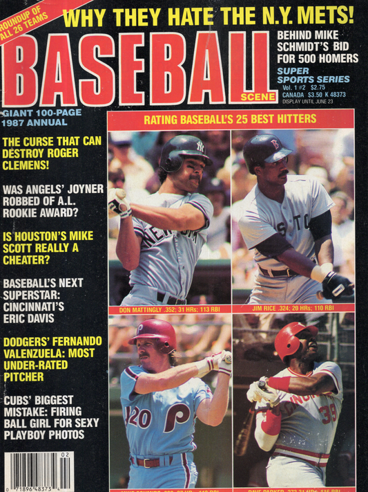 Vintage Baseball Magazine, Inc. Baseball Newsstand Edition (Feburary 1987)
