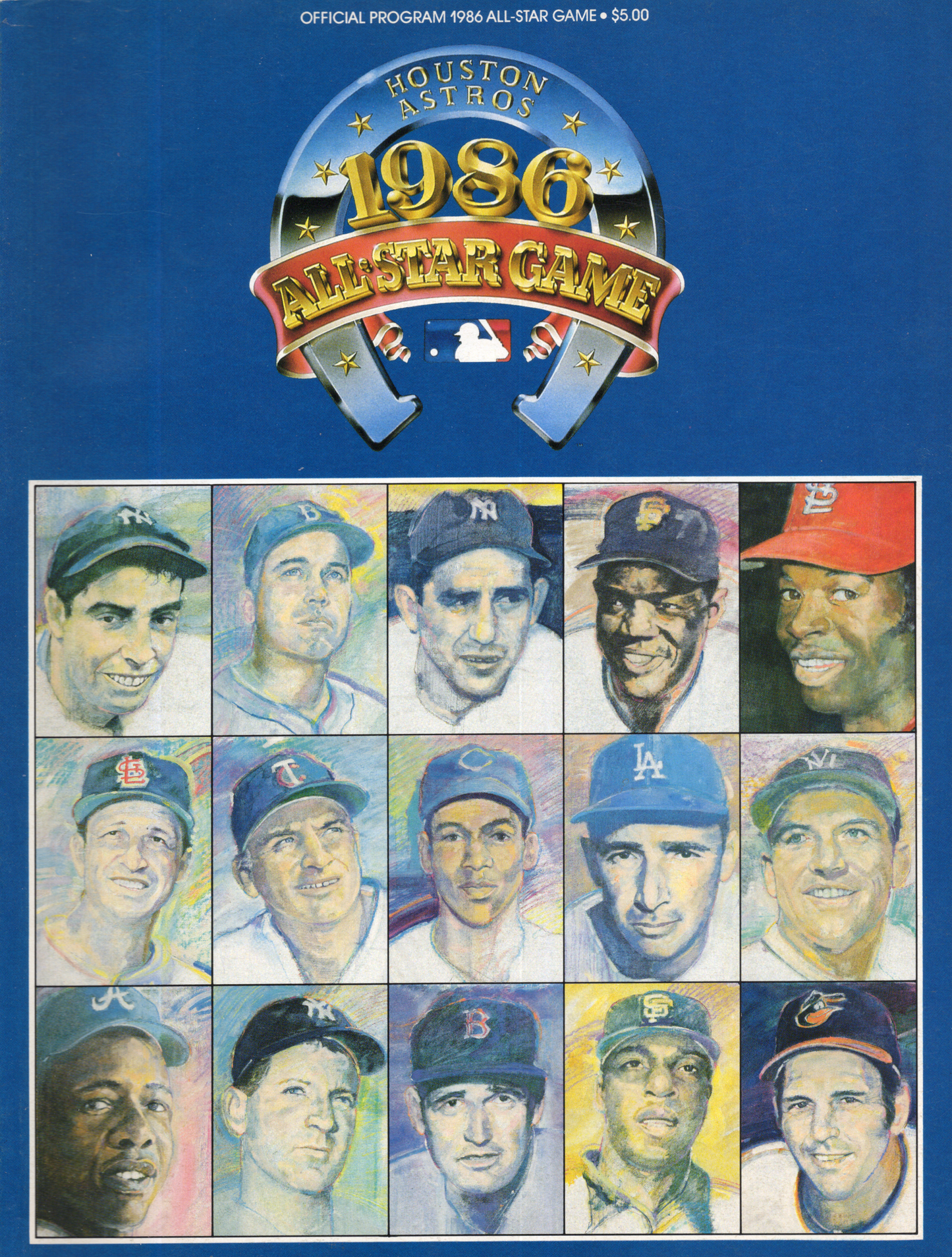 1986 MLB All-Star Game Official Vintage Souvenir Program (July 15 1986) Houston Astrodome