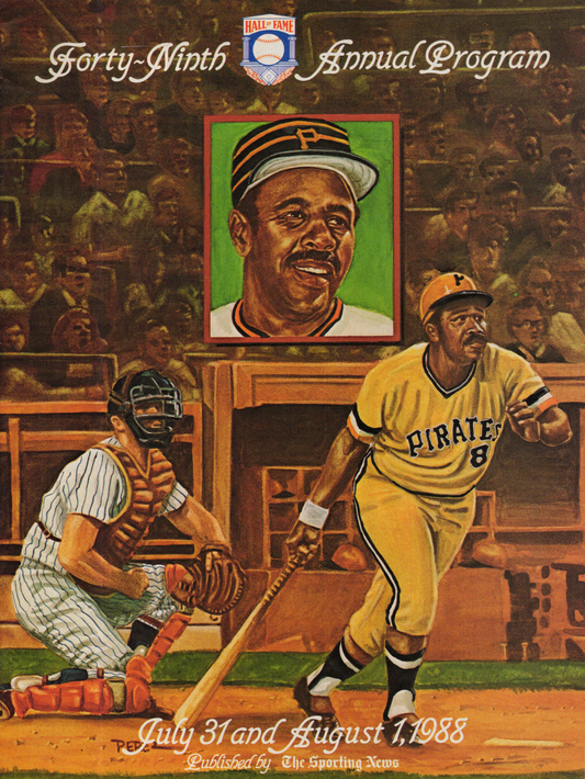 Vintage 1988 Baseball Hall of Fame 49th Annual Induction Program – Willie Stargell Cover