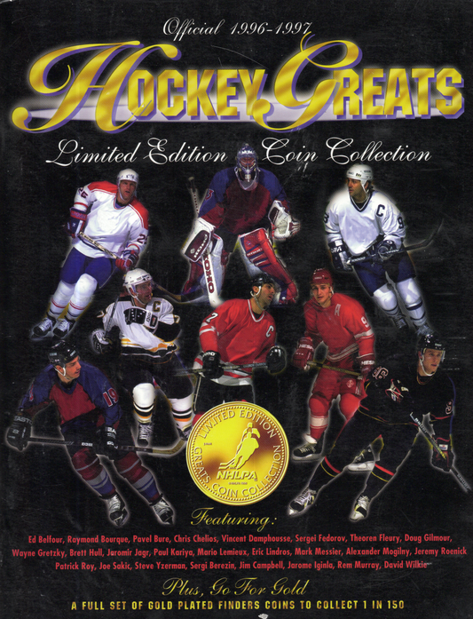 1996-97 NHL Hockey Greats Limited Edition Coin Collection Album