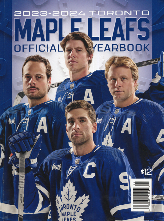 2023-24 NHL Toronto Maple Leafs Official Yearbook | Auston Matthews, Mitch Marner, John Tavares and William Nylander