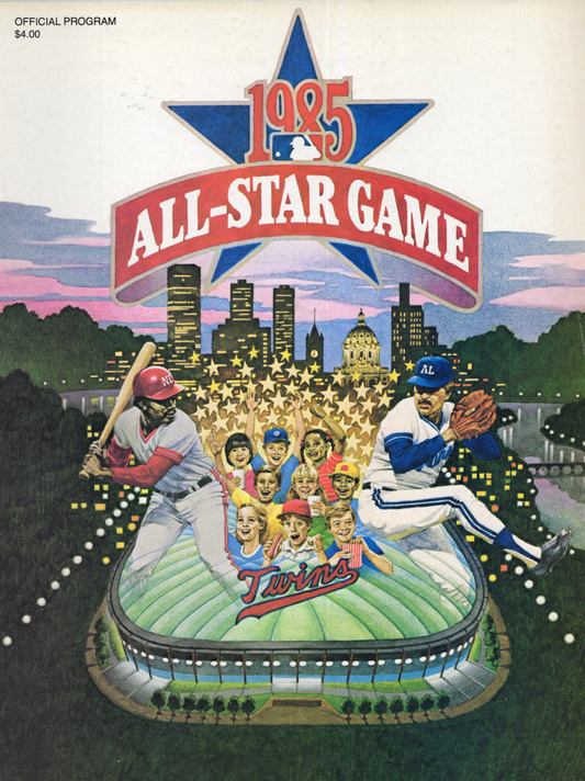 Vintage 1985 MLB All-Star Game Official Souvenir Program – Minnesota Twins Metrodome