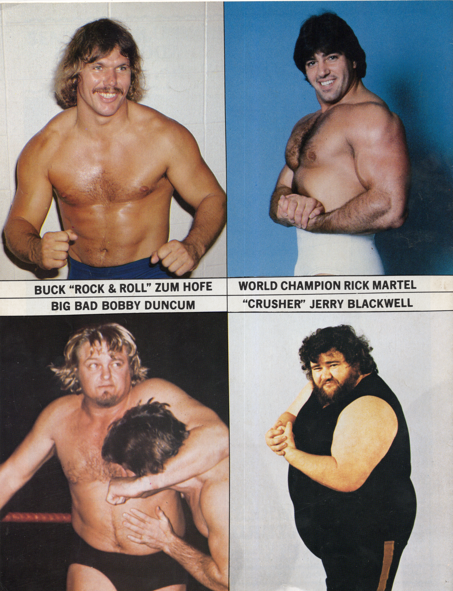 1985 Pro Wrestling USA Meadowlands Event Program | Sgt Slaughter Vs. Kimala April 19, Meadowlands New Jersey