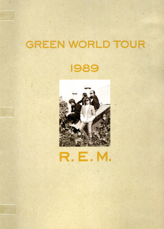 Vintage 1989 Official R.E.M. Green World Tour Concert Souvenir Program