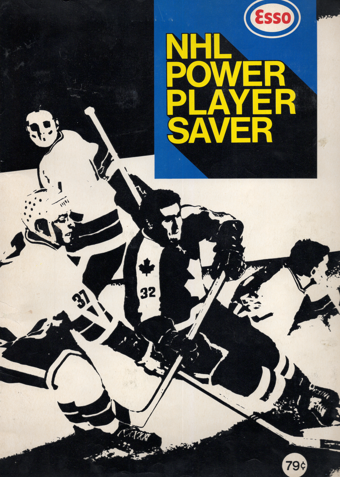 Vintage 1970-71 Esso NHL Power Player Saver Promotional Completed Album VG+ Condition