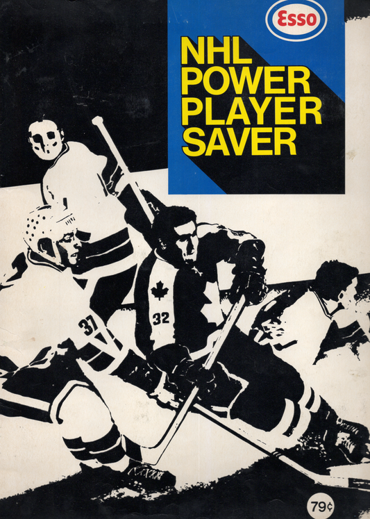 Vintage 1970-71 Esso NHL Power Player Saver Promotional Completed Album VG+ Condition