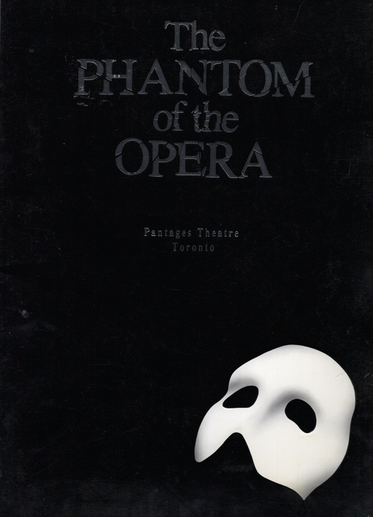 Vintage 1989 The Phantom of the Opera Official Souvenir Program (Toronto Pantages Theatre)
