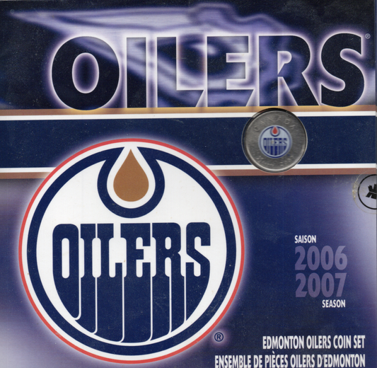2006-07 Royal Canadian Mint NHL Edmonton Oilers Official Coin Set (7-Coin Pack)