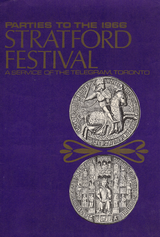 Vintage Stratford Festival Official Souvenir Program (Stratford Ontario Theatre Canada)