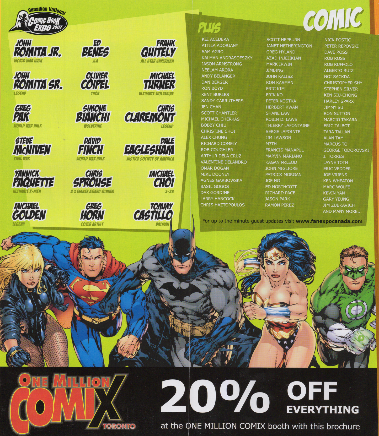 2007 Fan Expo Canada Official Program Guide (Metro Convention Centre)