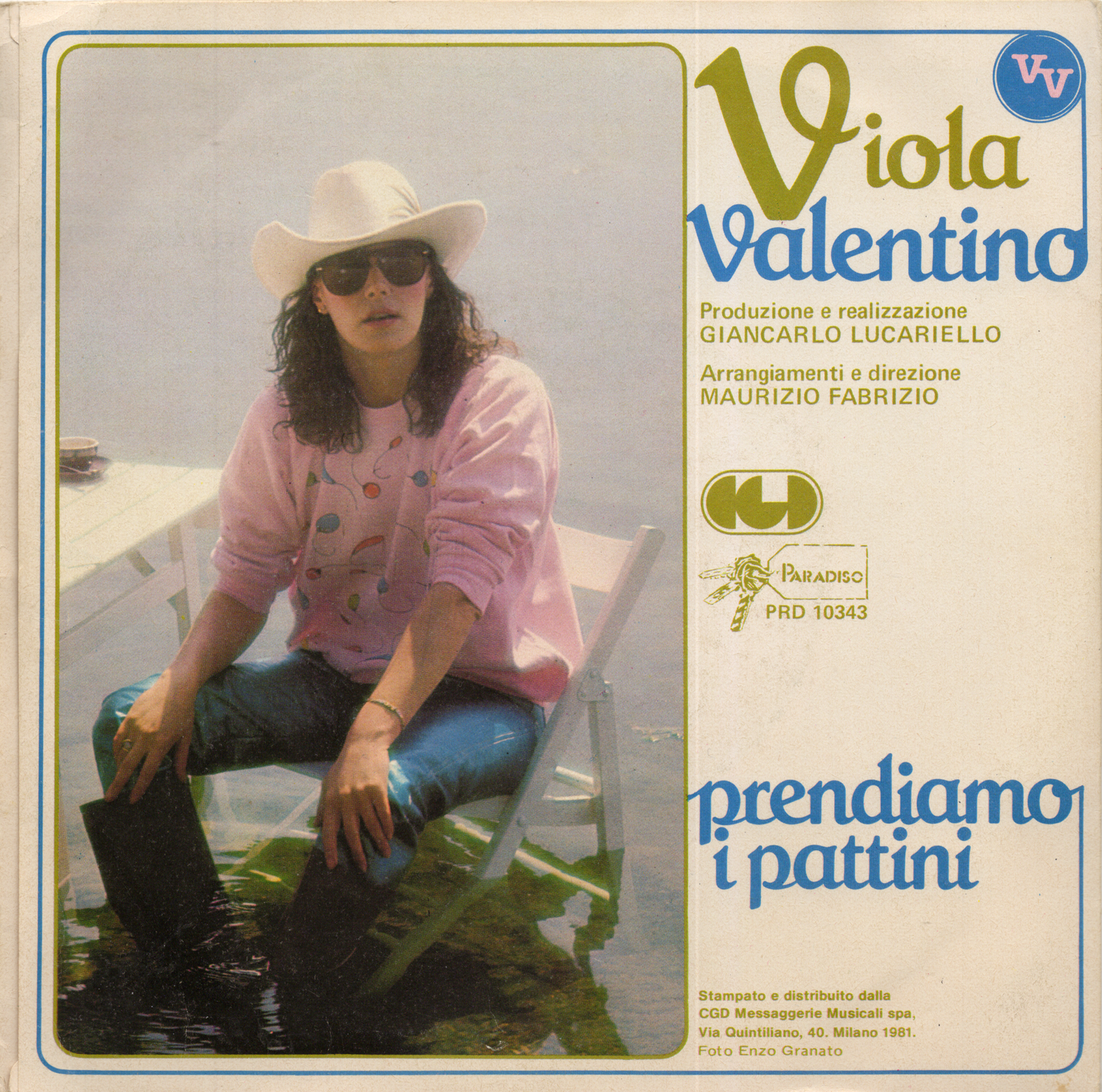 Vintage 1981 Viola Valentino- Giorno Popolare 7-inch Vinyl Record