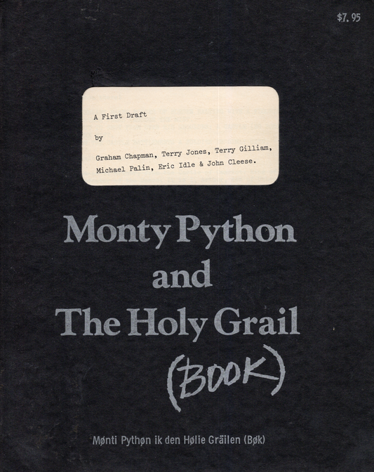 1977 Monty Python and the Holy Grail Book Paperback Book