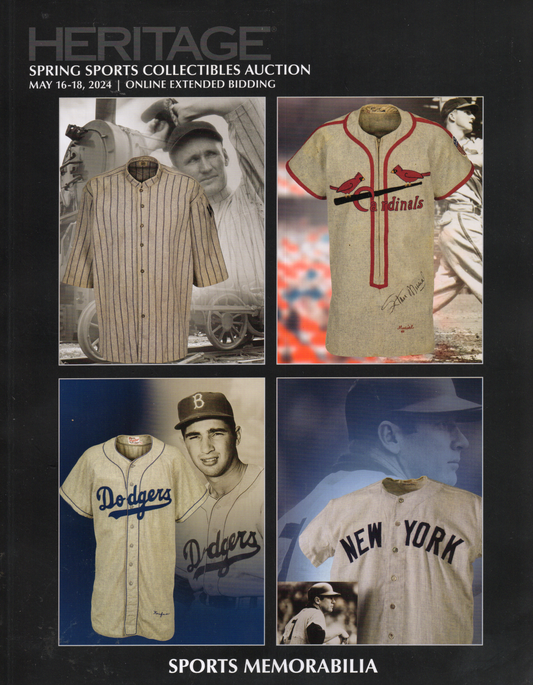 2024 Heritage Auctions: Heritage Spring Sports Collectibles Auction Catalog
