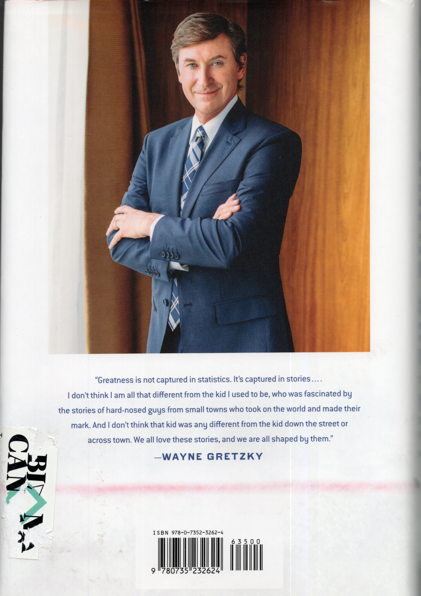 2016 Simon & Schuster Canada: Wayne Gretzky: 99 Stories of the Game Hardcover Book