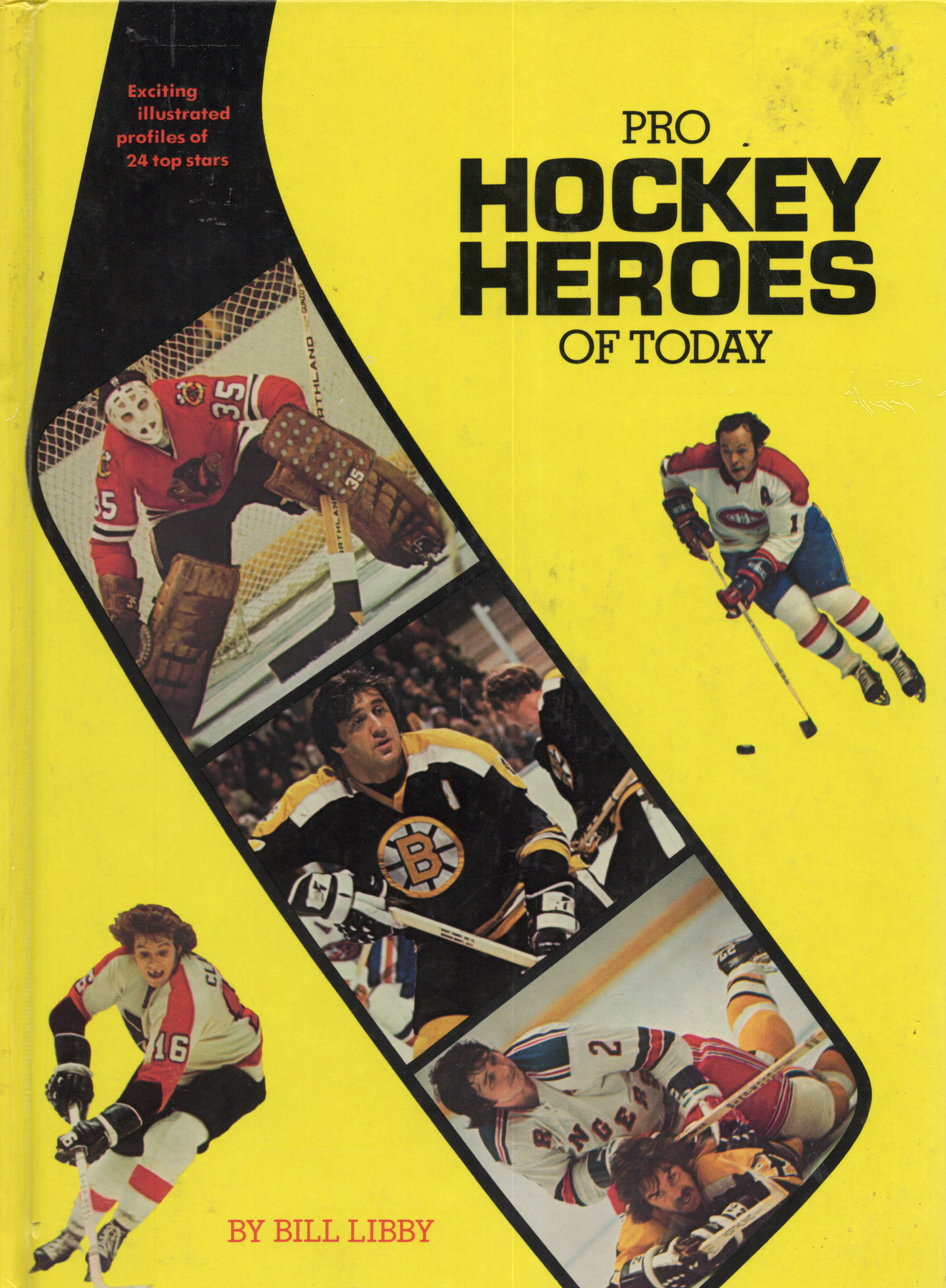 1974 Random House: Pro Hockey Heroes of Today Hardcover Rare Book