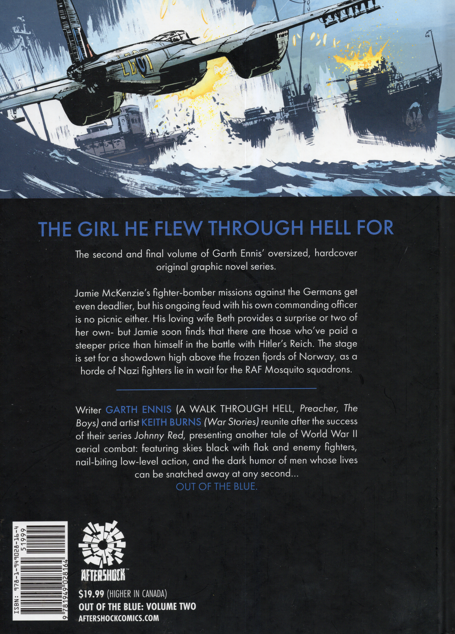 2020 AfterShock Comics: Out of the Blue- Volume Two Hardcover Book WWII