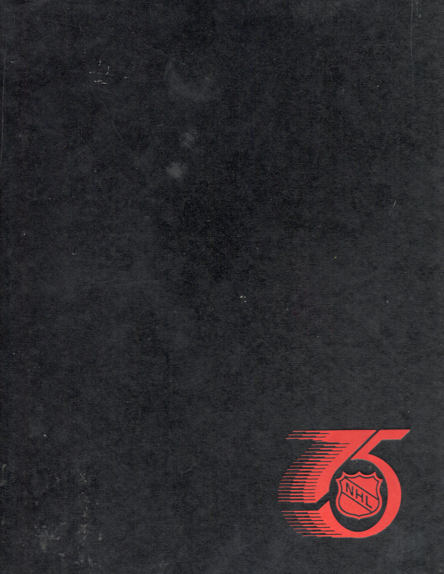 1991-92 NHL Official Publication 75th Anniversary Commemorative Hardcover Book