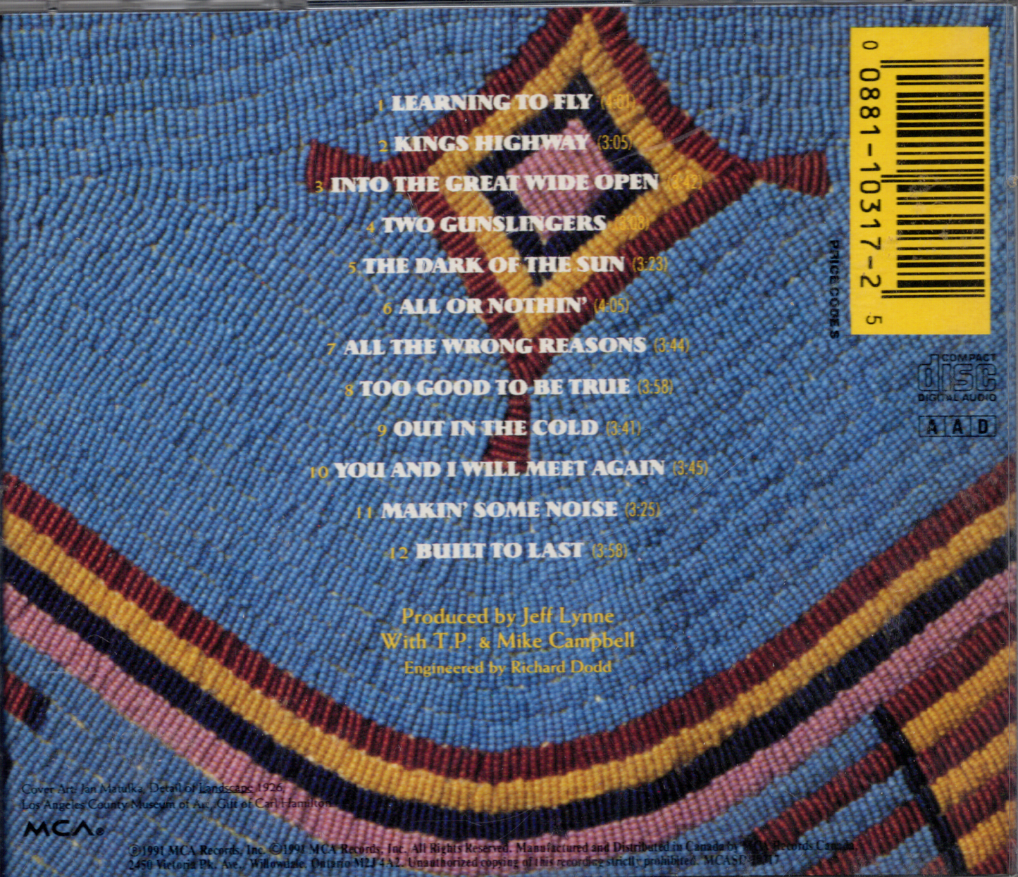Tom Petty & The Heartbreakers Into the Great Wide Open (1999) Vintage CD