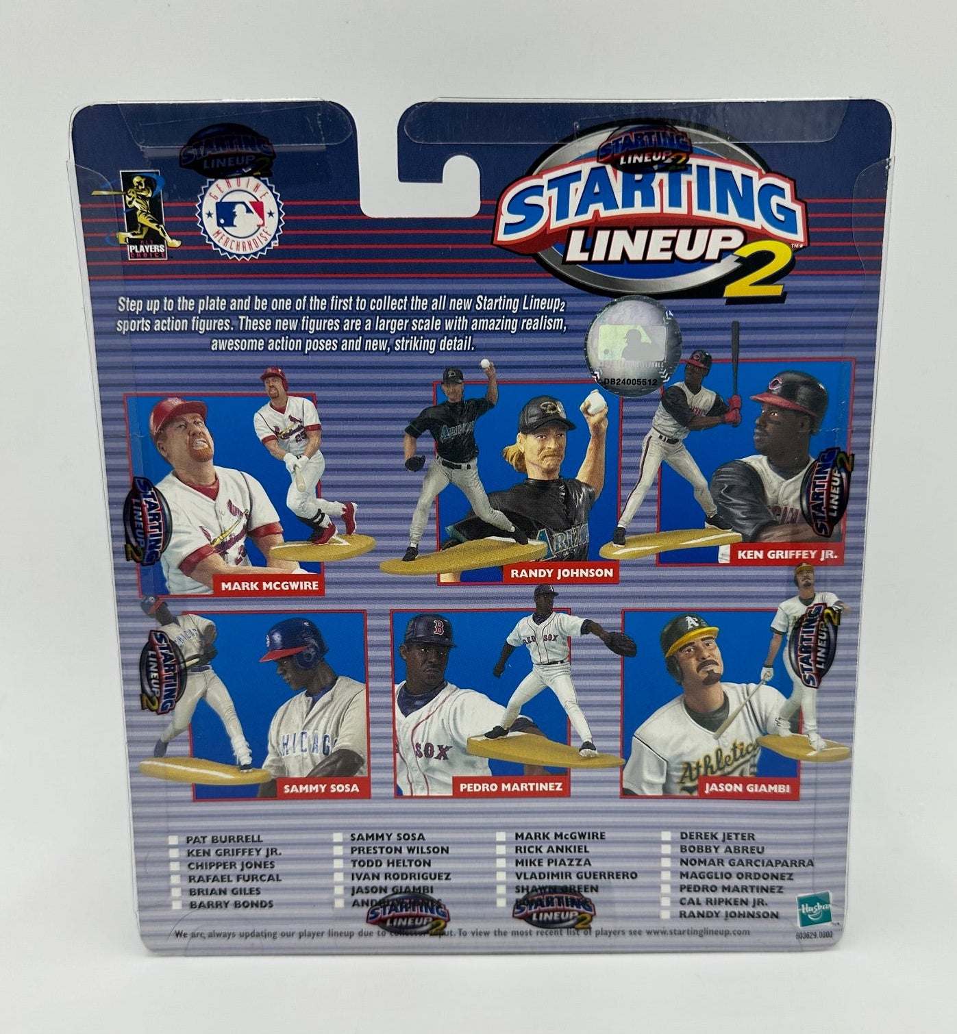 2000 Hasbro Starting Lineup 2 Ken Griffey Jr. 6-inch Action Figure