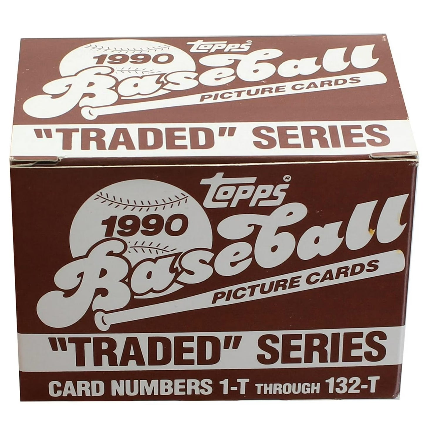 1990 Topps MLB Baseball Traded Series Box (132 Cards)