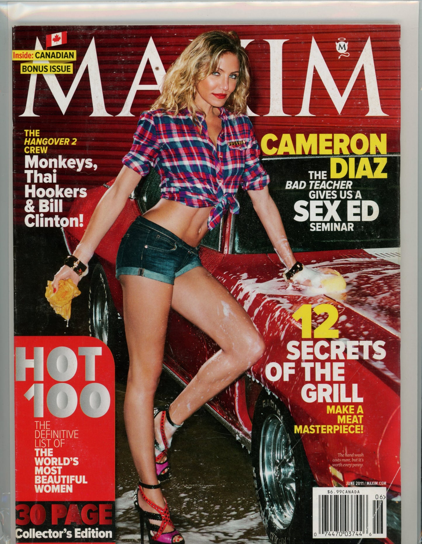 Maxim (June 2011) Canadian Edition Vintage Magazine Cameron Diaz Cover