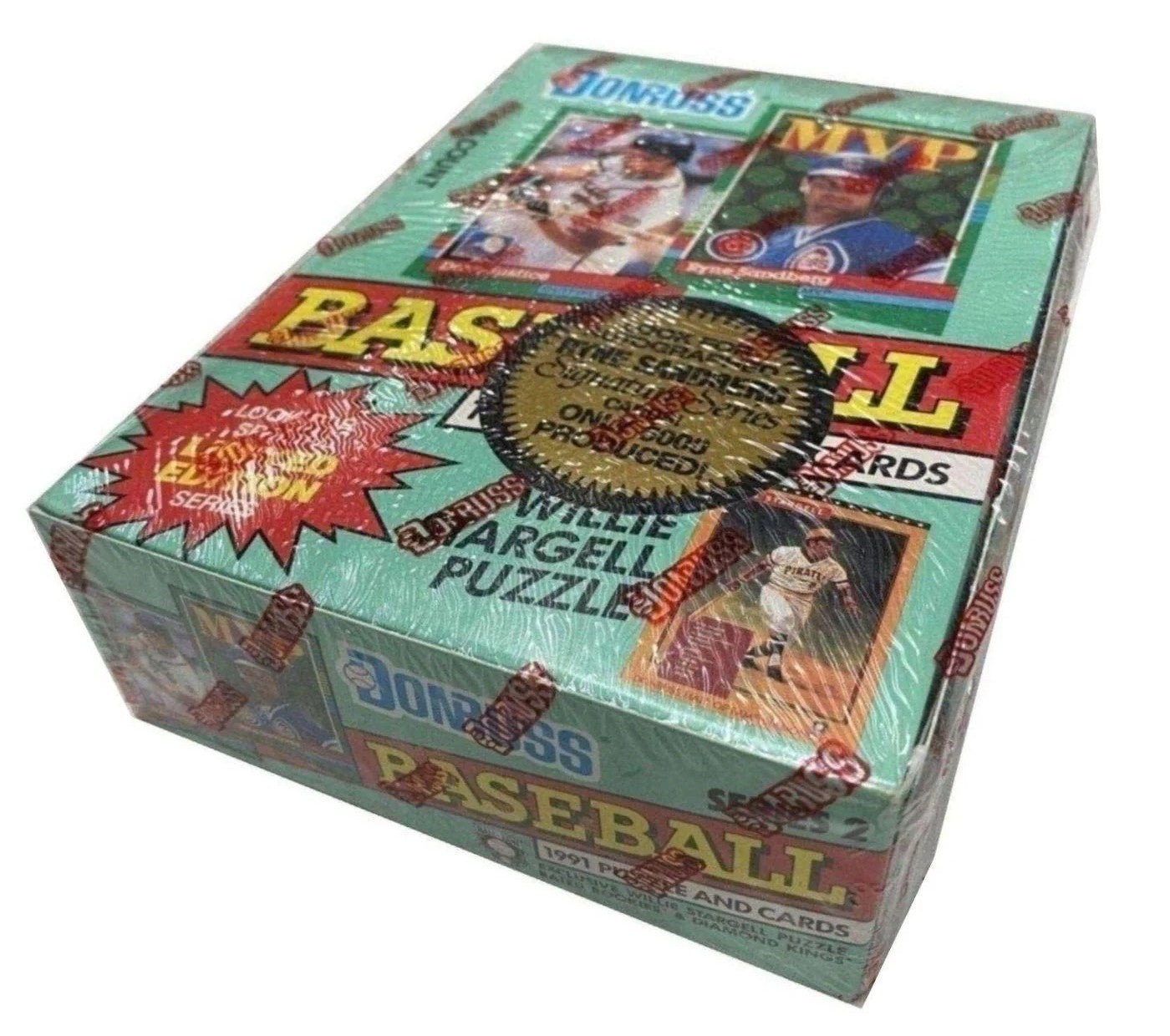 1991 Donruss MLB Baseball Card Series Two Wax Box (36 Packs) Sealed Possible Ryne Sandberg Autograph