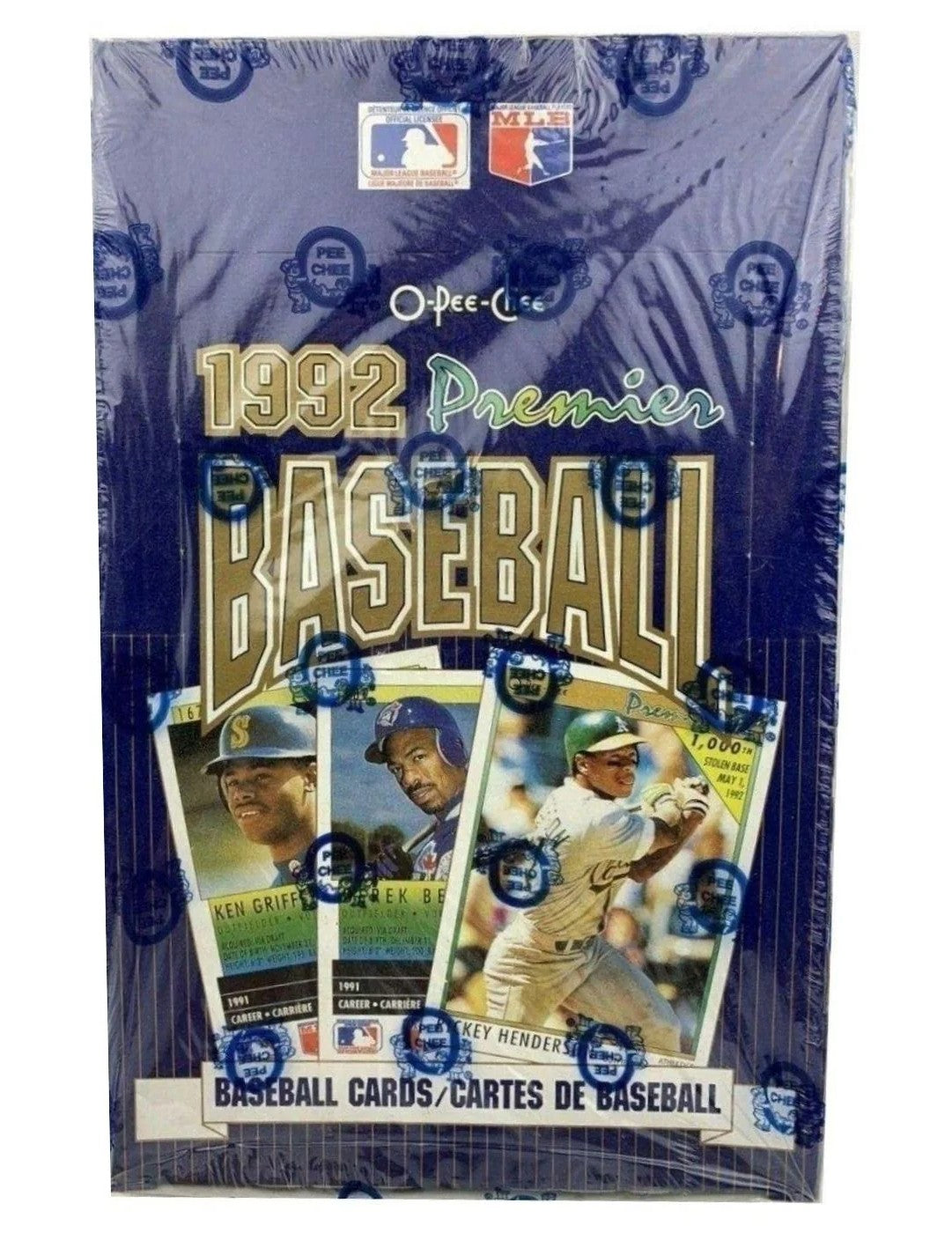 1992 OPC O-Pee-Chee Premier MLB Baseball Card Wax Box (36 Packs) Sealed