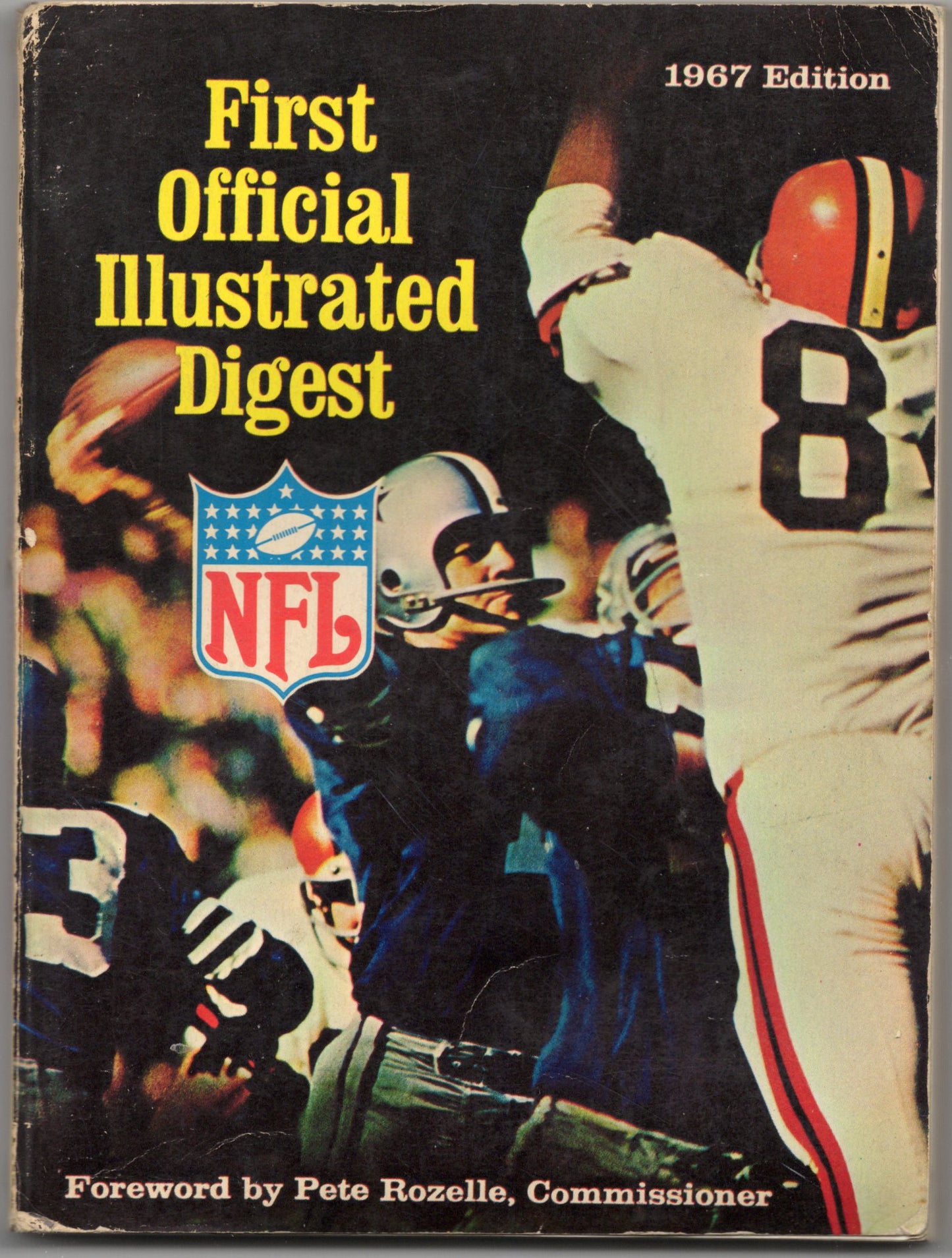 1967 NFL First Official Illustrated Digest Vintage Paperback 1st Printing