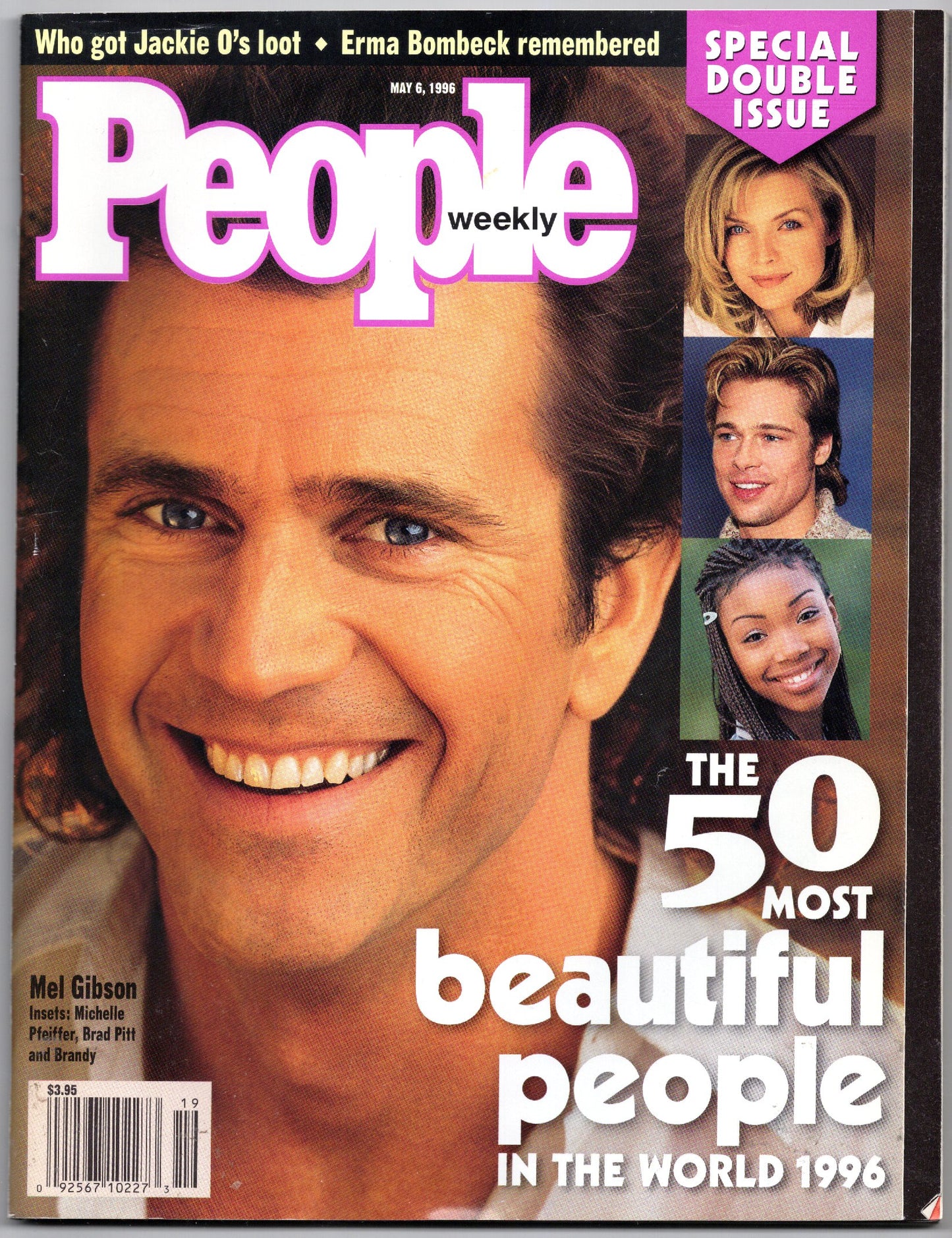 People Weekly Vintage Magazine (May 6 1996) Mel Gibson Cover 50 Most Beautiful People