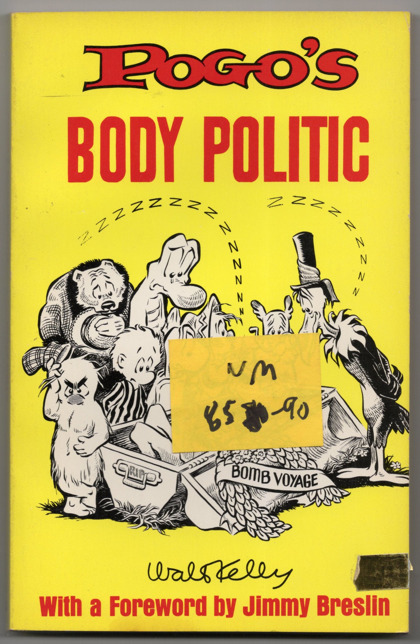 1976 Simon & Schuster Pogo's Body Politic Vintage Paperback