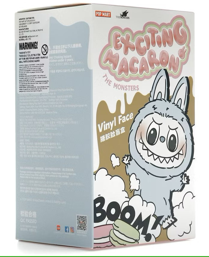 Labubu Pop Mart The Monsters Exciting Macaron Vinyl Face Blind Box (Sealed)