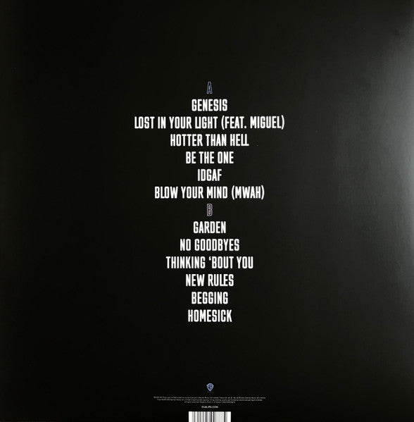 Dua Lipa Self-Titled Vinyl Album (Sealed)