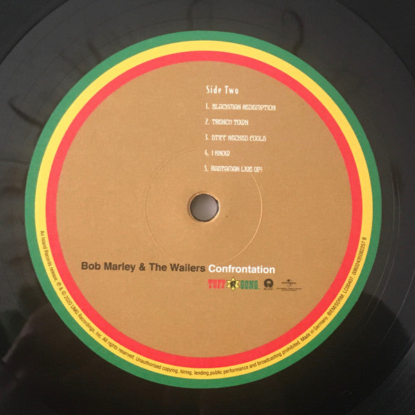 Bob Marley & The Wailers Confrontation 75th Anniversary Re-Release Vinyl Album