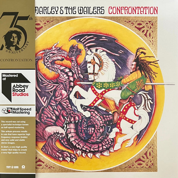 Bob Marley & The Wailers Confrontation 75th Anniversary Re-Release Vinyl Album