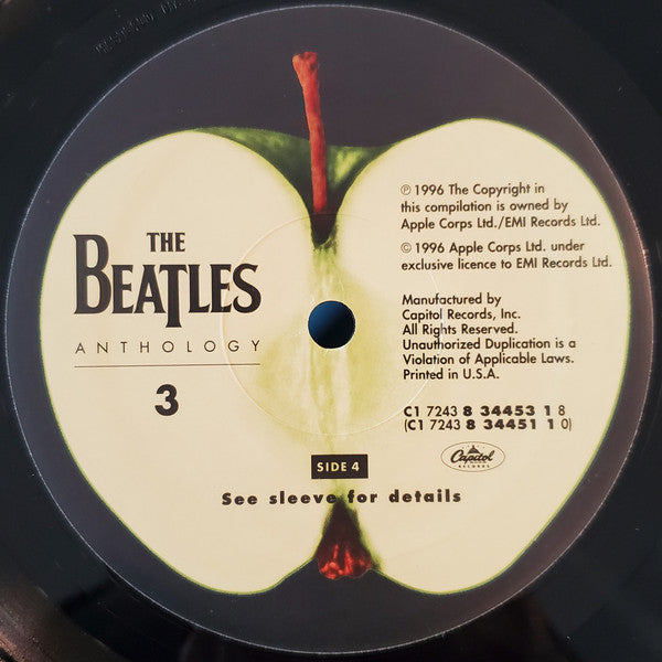 1993 The Beatles Anthology 3 Vintage Vinyl Record Album Set 3 LPs (Sealed) US Pressing