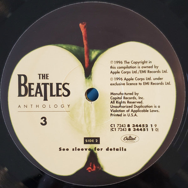 1993 The Beatles Anthology 3 Vintage Vinyl Record Album Set 3 LPs (Sealed) US Pressing