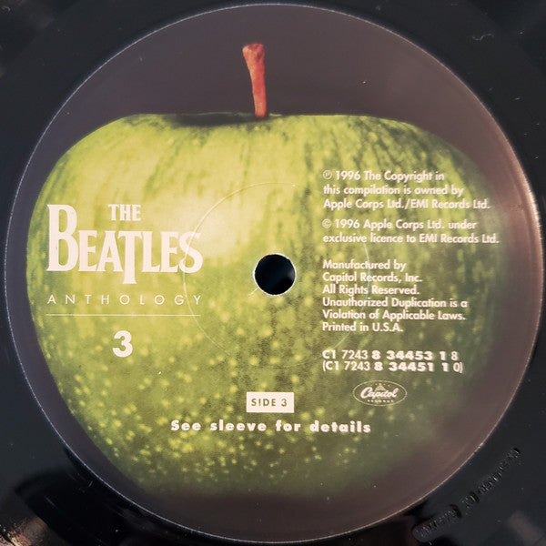 1993 The Beatles Anthology 3 Vintage Vinyl Record Album Set 3 LPs (Sealed) US Pressing