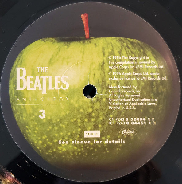 1993 The Beatles Anthology 3 Vintage Vinyl Record Album Set 3 LPs (Sealed) US Pressing