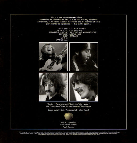 The Beatles Let it Be 2021 Re-Release Vinyl Album (Sealed)