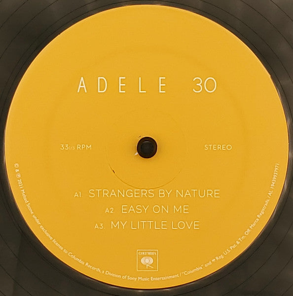 Adele 30 Vinyl Album 2 LP Set